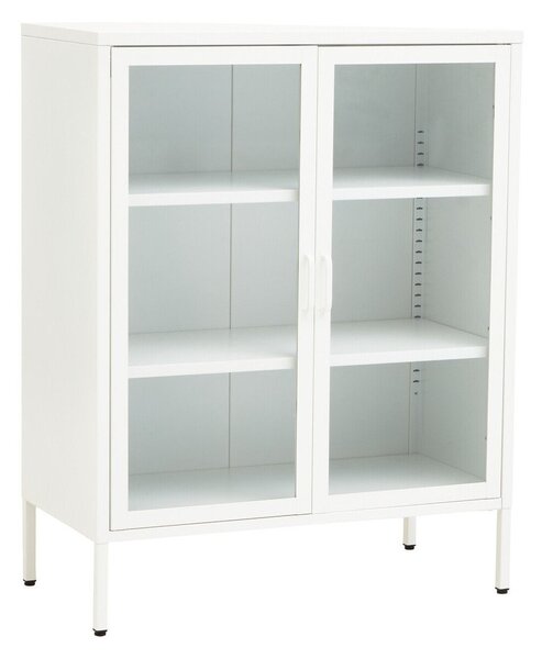 Biała stalowa witryna 80x102x40 cm Acier – Premier Housewares
