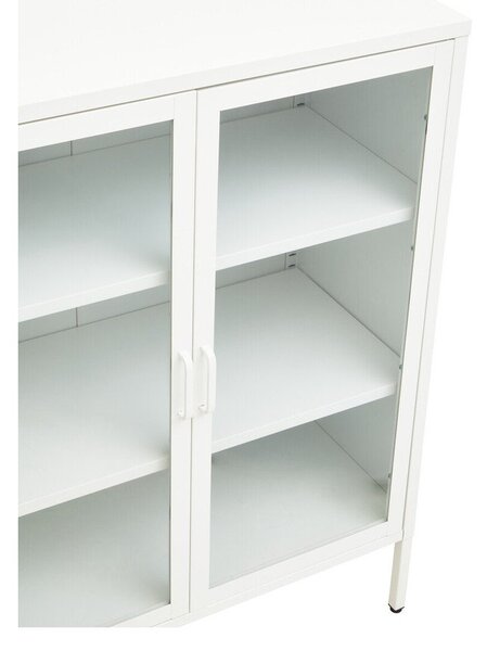Biała stalowa witryna 80x102x40 cm Acier – Premier Housewares