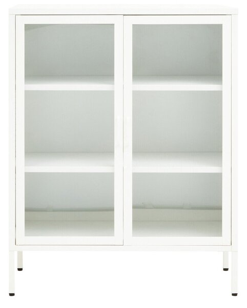 Biała stalowa witryna 80x102x40 cm Acier – Premier Housewares