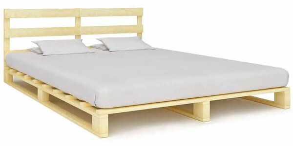 Podwójne łóżko z palet - Relli 180 x 200 cm