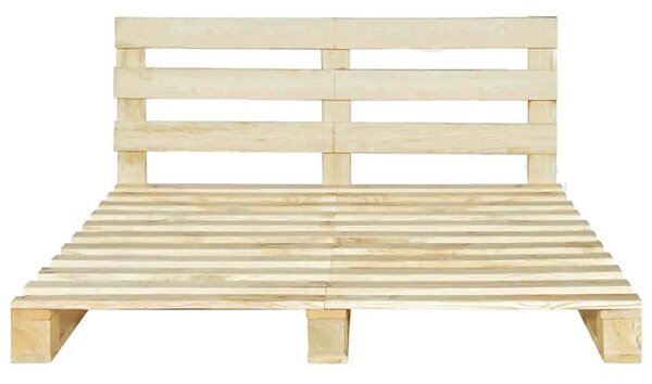Podwójne łóżko z palet 180 x 200 cmZ8-R41