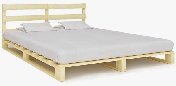 Sosnowe łóżko do sypialni - Relli 140 x 200 cm