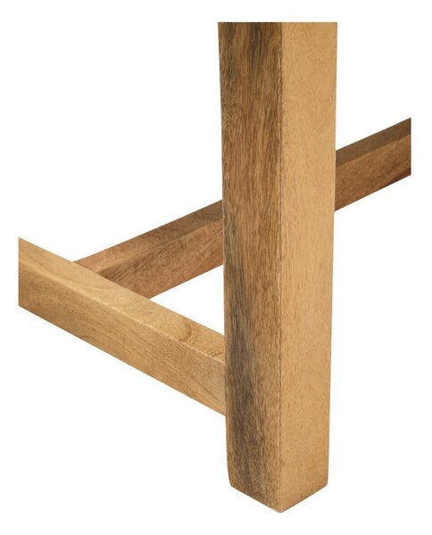 Czarno-biała drewniana ławka Satna – Premier Housewares