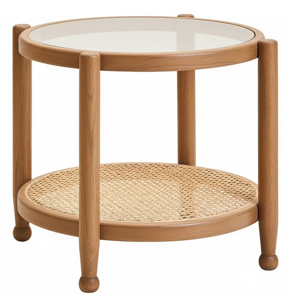 Okrągły stolik ze szklanym blatem ø 57 cm Cebu – Premier Housewares