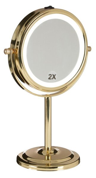 Lustro z oświetleniem/powiększające (powiększenie 2x) kosmetyczne ø 15 cm Cassini – Premier Housewares