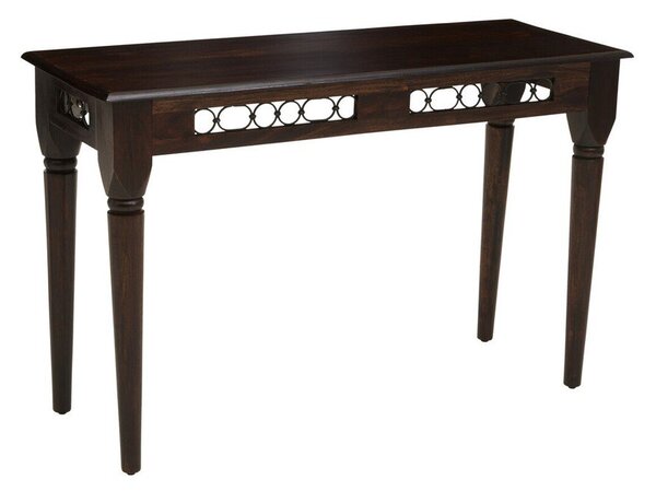 Konsola z litego drewna palisander w ciemnym naturalnym kolorze 45x120 cm Srina – Premier Housewares