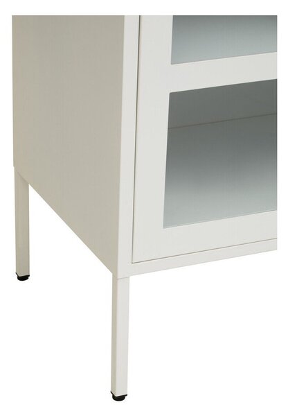 Biała stalowa witryna 140x80x45 cm Acier – Premier Housewares