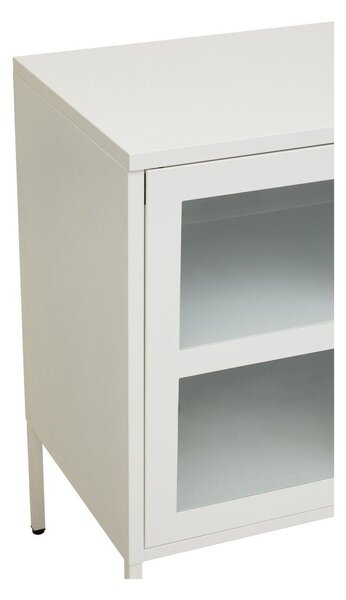 Biała stalowa witryna 140x80x45 cm Acier – Premier Housewares