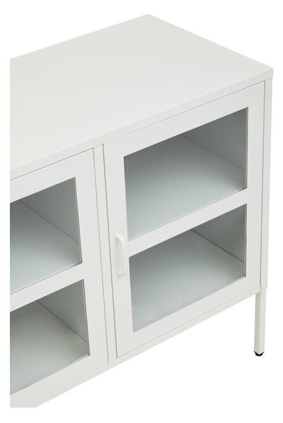 Biała stalowa witryna 140x80x45 cm Acier – Premier Housewares