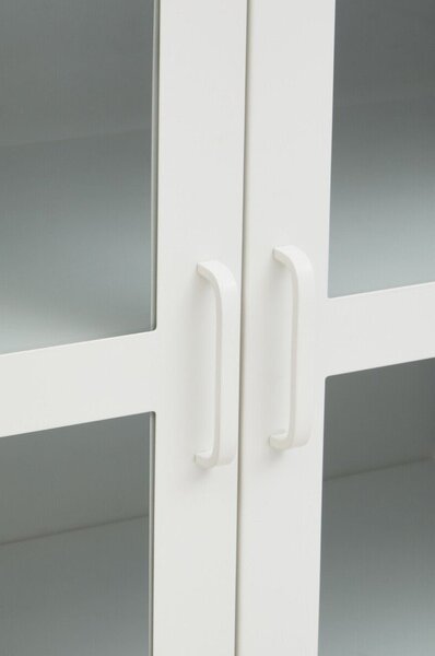 Biała stalowa witryna 140x80x45 cm Acier – Premier Housewares