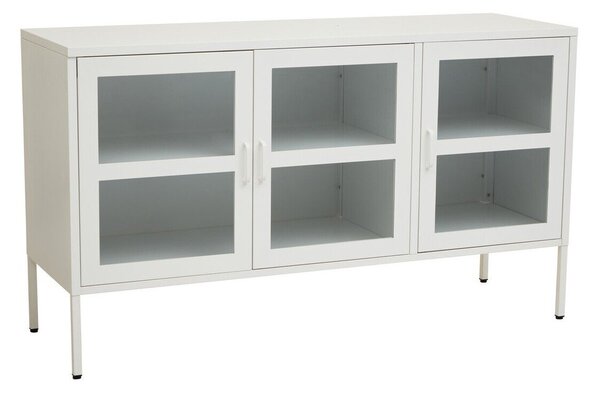 Biała stalowa witryna 140x80x45 cm Acier – Premier Housewares