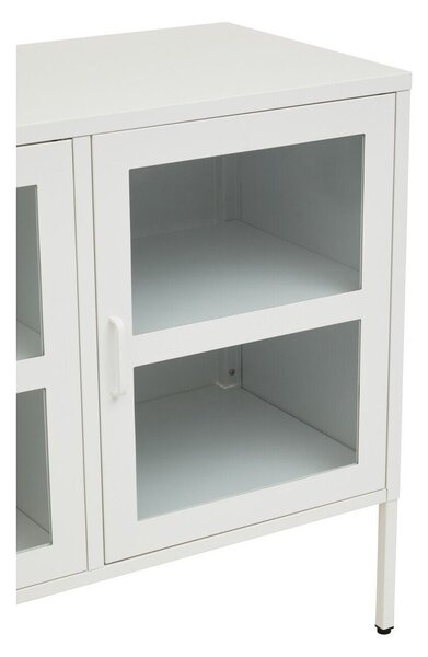 Biała stalowa witryna 140x80x45 cm Acier – Premier Housewares