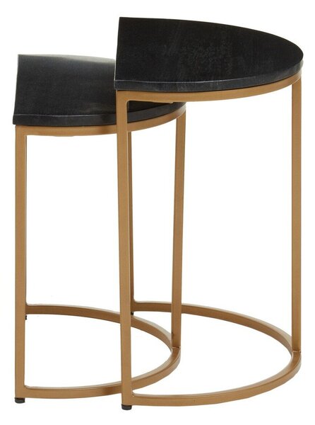 Stoliki zestaw 2 szt. z marmurowym blatem 28x45 cm Varana – Premier Housewares