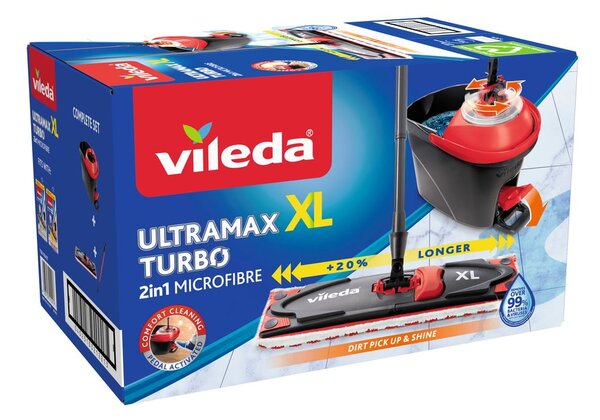 Zestaw mopa i wiadra Vileda Ultramax XL turbo 2v1 microfibre