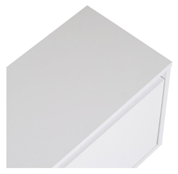 Biała szafka pod TV 160x42x30 cm Sentinel – Kalune Design