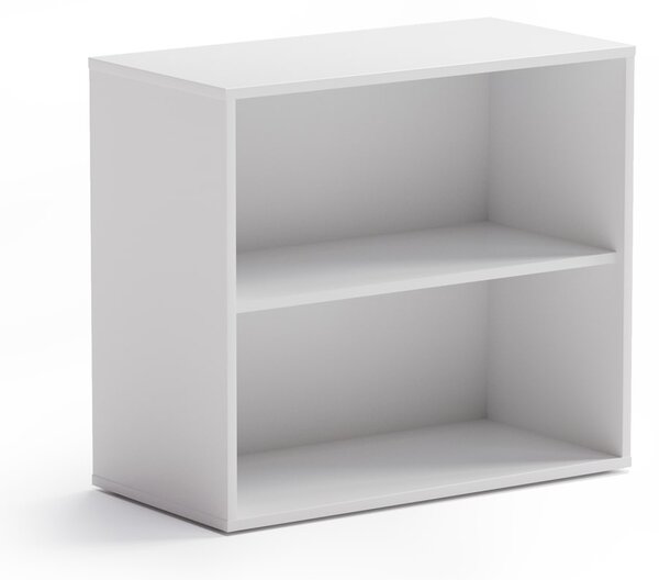 Regał biurowy BLOCK, 800 x 400 x 710 mm, biała