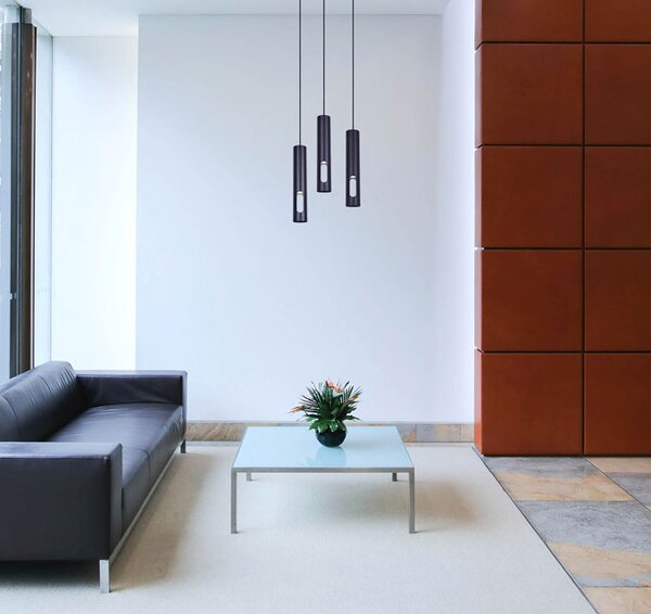 Lampa wisząca sople z wycięciami w kloszu - 4X S864 D3-N96