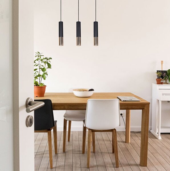 Lampa wisząca potrójna tuba - S861 R8-E39