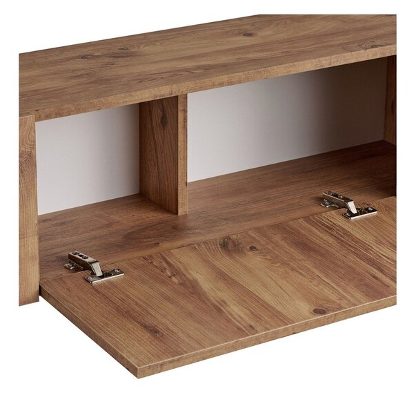 Szafka pod TV w dekorze sosny w naturalnym kolorze 180x45x30 cm Nexus – Kalune Design