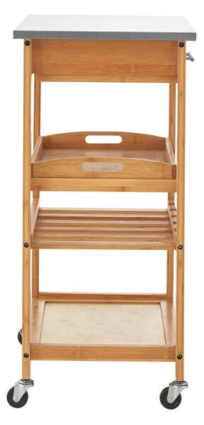 Bambusowy barek na kółkach 41x58 cm Harlow – Premier Housewares