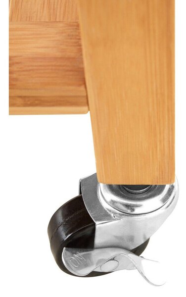 Bambusowy barek na kółkach 41x58 cm Harlow – Premier Housewares