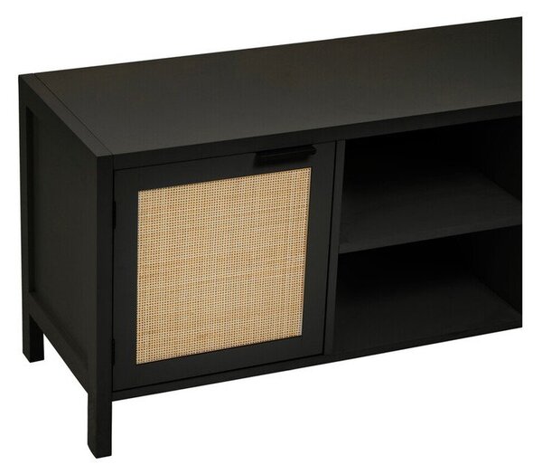 Czarna szafka pod TV 120x52x38 cm Sherman – Premier Housewares