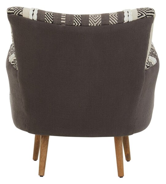 Szary/brązowy fotel Cefena – Premier Housewares
