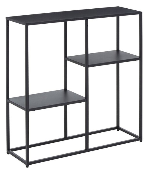 Czarny stalowy regał 80x81x26 cm Acero – Premier Housewares