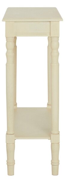 Konsola z litego drewna sosnowego w kolorze kości słoniowej 30x80 cm Heritage – Premier Housewares