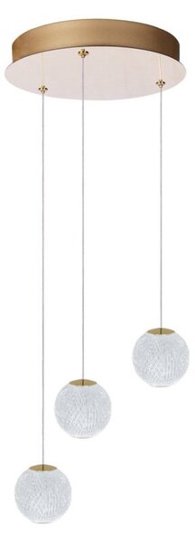 Lampa wisząca LED 21W Azzardo Edem 3 Round GO AZ6020 – nowoczesne oświetlenie do salonu i jadalni