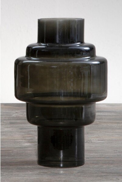 Czarny szklany wazon (wysokość 30 cm) Cayden – Premier Housewares