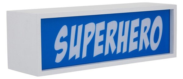 Niebieska dekoracja świetlna na baterie Superhero – Premier Housewares