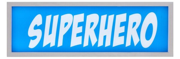 Niebieska dekoracja świetlna na baterie Superhero – Premier Housewares