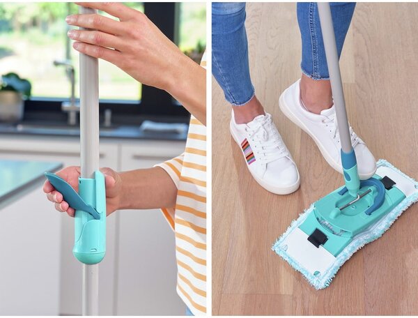 Mop z wiadrem i płynem do mycia podłóg Clean Twist M Ergo – LEIFHEIT