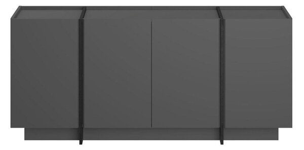 Antracytowa komoda z otworem na kable 180x80x45 cm Dorma – Kalune Design