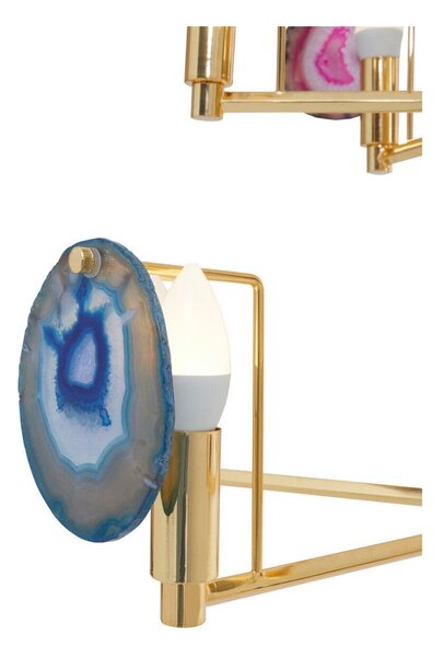 Metalowa lampa wisząca w kolorze złota Glamour – Premier Housewares