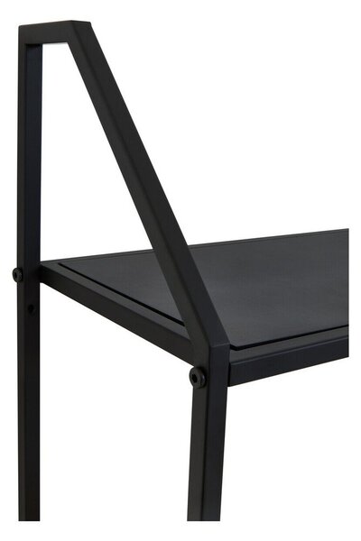 Czarna/w naturalnym kolorze wielopoziomowa metalowa półka 61 cm Depok – Premier Housewares
