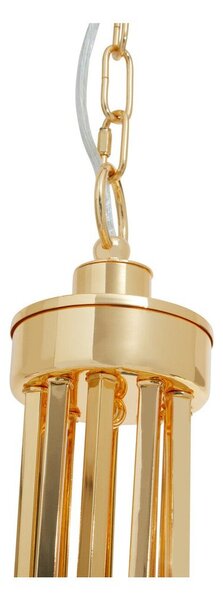 Metalowa lampa wisząca w kolorze złota Glamour – Premier Housewares