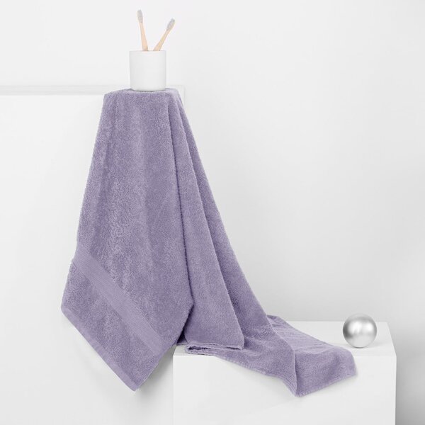 Jasnofioletowy ręcznik DecoKing Marina, 50x100 cm
