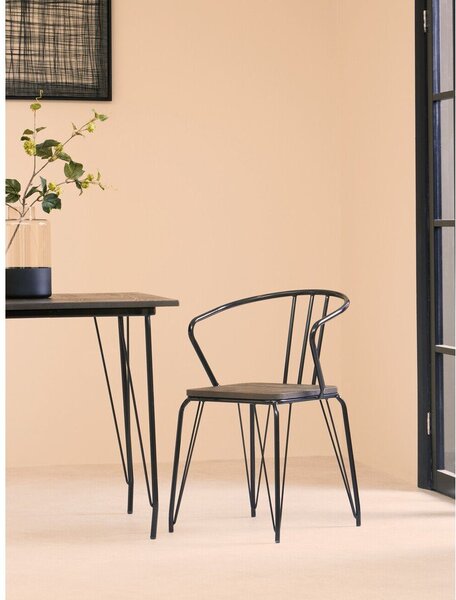 Stół z litego drewna wiązu ø 80 cm District – Premier Housewares