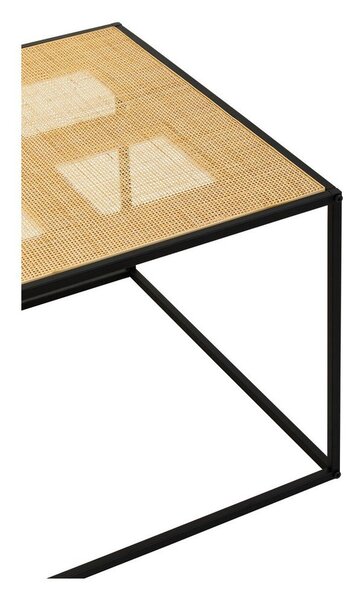 Rattanowy stolik w naturalnym kolorze 60x60 cm Depok – Premier Housewares