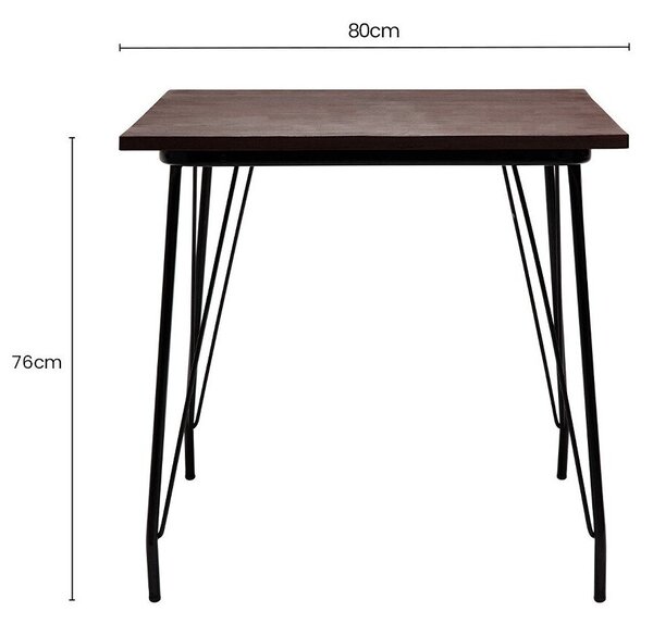 Stół z litego drewna wiązu ø 80 cm District – Premier Housewares