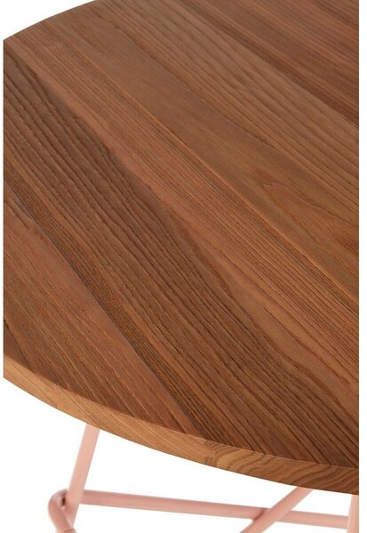 Okrągły stół z litego drewna wiązu ø 80 cm District – Premier Housewares