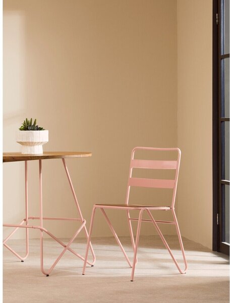 Okrągły stół z litego drewna wiązu ø 80 cm District – Premier Housewares