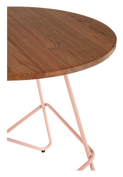 Okrągły stół z litego drewna wiązu ø 80 cm District – Premier Housewares
