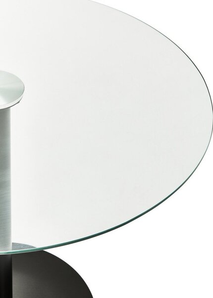 Okrągły stół ze szklanym blatem ø 90 cm Metropolitan – Premier Housewares