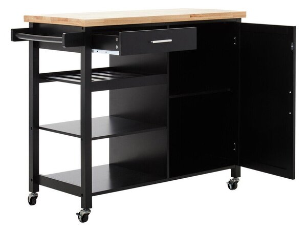 Barek na kółkach z litego drewna kauczukowego 48x105 cm Frankfurt – Premier Housewares