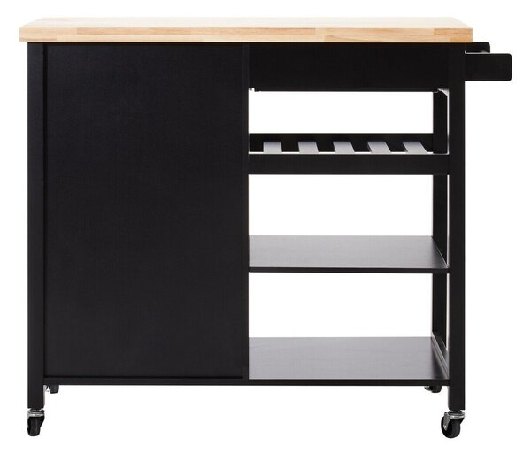 Barek na kółkach z litego drewna kauczukowego 48x105 cm Frankfurt – Premier Housewares