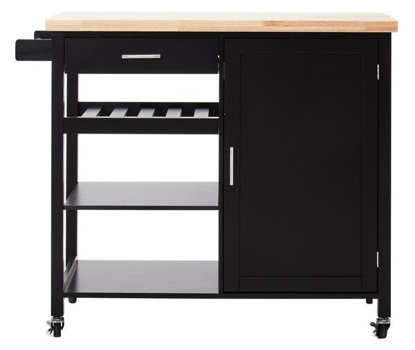 Barek na kółkach z litego drewna kauczukowego 48x105 cm Frankfurt – Premier Housewares