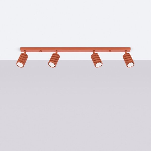 Ceglasta lampa punktowa 6,5x81 cm Gleam – Sollux